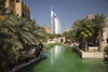 A view towards the Burj Al Arab and from Madinat Jumeirah. Poster Print by Loop Images Ltd. (17 x 11)