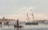 Willemstad,  Cura̤ao. The port in the 1860's. After a contemporary engraving. Poster Print by Ken Welsh (17 x 10)