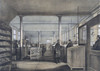 A 19th century European print shop.  After a late 19th century work. Poster Print by Ken Welsh (16 x 11)
