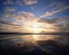 Tide Advancing at Sunset on the Oregon Coast; Lincoln City, Oregon, United States of America Poster Print by Craig Tuttle (17 x 13)