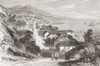 The town of Basse-Terre, Guadaloupe department of France, Lesser Antilles, seen here in the 19th century.  From The Illustrated London News, published 1865. Poster Print by Ken Welsh (17 x 11)