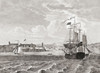 Havana, Cuba in the 1830's.  After a 19th century work by Abraham Zeelander. Poster Print by Ken Welsh (17 x 13)