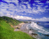 Crescent Beach looking south to Haystack Rock, Ecola State Park, Oregon Coast, Pacific Northwest; Oregon, United States of America Poster Print by Craig Tuttle (17 x 13)