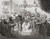 Cinderella at the Ball.  After a 19th century work by Gustave Dore. Poster Print by Ken Welsh (15 x 12)