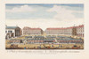 A View of Covent Garden, London, 1751.  After an engraving by Thomas Bowles dated 1751.  Later colourization. Poster Print by Ken Welsh (19 x 13)