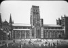 A Victorian drawing of Durham Cathedral Poster Print by John Short (19 x 13)