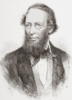 John Lindley, 1799 - 1865.  English botanist, gardener and orchidologist. From The Illustrated London News, published 1865. Poster Print by Ken Welsh (12 x 16)