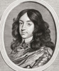 Charles II, 1630 ∩┐╜ 1685. King of England, Scotland and Ireland.  After a 17th century engraving by Cornelis Visscher from a work by Gerard van Honthorst. Poster Print by Ken Welsh (14 x 16)