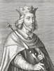King Ferdinand I of Portugal, 1345 - 1383.  Nicknamed the Handsome or the Inconstant.  After a 17th century engraving. Poster Print by Ken Welsh (12 x 16)