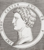 Otho, 32 - 69 AD.  After a 16th century engraving by Marcantonio Raimondi. Poster Print by Ken Welsh (13 x 15)
