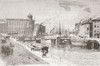 The main City Canal in Gothenburg, Sweden in the 19th century.  From Ilustracion Artistica, published 1887. Poster Print by Ken Welsh (17 x 11)