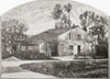 Giuseppe Verdi's childhood home at Le Roncole, Parma, Italy.  From Ilustracion Artistica, published 1887. Poster Print by Ken Welsh (17 x 12)