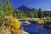 Morning frost adds beauty to Sparks Lake and Broken Top in the Three Sisters Wilderness; Oregon, United States of America Poster Print by Craig Tuttle (17 x 11)