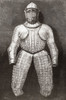 Suit of armour which belonged to Christopher Columbus. Christopher Columbus, c. 1451 - 1506. Italian explorer, navigator, and colonist.  From La Ilustracion Artistica, published 1887. Poster Print by Ken Welsh (11 x 17)