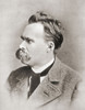 Friedrich Wilhelm Nietzsche, 1844 - 1900.  German philosopher, cultural critic, composer, poet, philologist and a Latin and Greek scholar.  After a contemporary print. Poster Print by Ken Welsh (12 x 16)