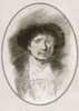 Rembrandt Harmenszoon van Rijn, 1606 -1669.  Dutch draughtsman, painter, and printmaker.  Illustration by Gordon Ross, American artist and illustrator (1873-1946), from Living Biographies of Great Painters. Poster Print by Ken Welsh (12 x 16)