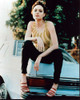 Angelina Jolie Sitting On Trunk Of Car Photo Print (8 x 10)