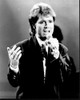 Cliff Richard Singing Black And White Photo Print