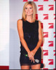 Heidi Klum In Black Sequin And Sheer Dress Holding Microphone Photo Print (8 x 10)
