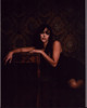 Melissa Fumero Leaning On Table In Black Dress Photo Print (8 x 10)