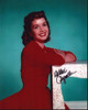 Debbie Reynolds In Red Dress With Signature Photo Print (8 x 10)
