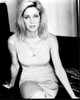 Heather Locklear Sitting On Bed In Dress Black And White Photo Print (8 x 10)