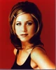 Jennifer Aniston In Black Tank Top Red Background Photo Print