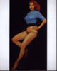 Tempest Storm In Blue Sweater And Panties Photo Print (8 x 10)