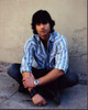 Jason Behr Sitting On Ground In Blue Striped Shirt Photo Print (8 x 10)