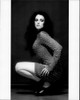 Katie Mcgrath Squatting In Beaded Dress Black And White Photo Print (8 x 10)
