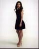 Marie Avgeropoulos Side View In Black Dress Photo Print (8 x 10)
