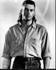 Jean-Claude Van Damme In Denim Shirt Black And White Photo Print (8 x 10)