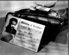 Identifcation Card And Gun In Holster For Shaft Black And White Photo Print (8 x 10)