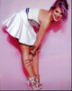Kelly Osbourne Leaning Over In White Dress Photo Print (8 x 10)