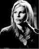 Vonda Shepard With Microphone Black And White Photo Print