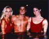 Pamela Anderson, David Charvet And Alexandra Paul In Water For Baywatch Photo Print (8 x 10)
