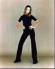 Calista Flockhart In Black With Hands On Hips Photo Print