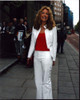 Cat Deeley In White Jacket And Pants With Red Top Photo Print (8 x 10)