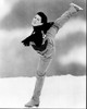 Nancy Kerrigan Skating In Jeans And Sweater Black And White Photo Print (8 x 10)