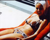 Lana Wood Sunbathing In Paisley Bikini Photo Print (8 x 10)
