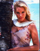 Gena Lee Nolin Leaning On Tree In Floral Dress Photo Print (8 x 10)