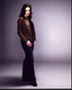 Michelle Ryan In Jeans And Brown Leather Jacket Photo Print (8 x 10)