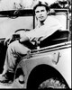 Richard Dean Anderson Sitting In Jeep For Macgyver Black And White Photo Print (8 x 10)