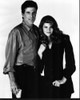 Ted Danson And Kirstie Alley Posed For Cheers Black And White Photo Print (8 x 10)