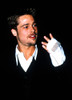 Brad Pitt attends the Golden Globe Awards, 1995. ph: Ron Wolfson / (Brad Pitt 3) Poster