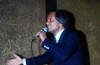 Jonathan perfroming at an event, circa 1970s. Photo: Oscar Abolafia (jonathanschwartz002) Poster