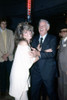 Farrah Fawcett with her father, James William Fawcett, at a Faberge party at Studio 54 in New York, February 6, 1978. Photo: Oscar Abolafia (farrahfawcett002) Poster