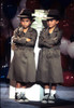 The Olsen Twins (Mary-Kate and Ashley Olsen) on the set of the taping of their Video, Hollywood, CA, 1994. *EXCLUSIVE* ph: Ron Wolfson / (Olsen Twins 14) Poster