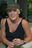 EXCLUSIVE. Pop star Pink visits Joe DeMaggio Children's Hospital to visit with sick children before her South Florida concert. Miami Beach, FL 5-21-2002. Photo by Adam Scull (Pink1444) Poster