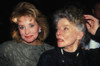 Barbara Walters, Kate Hepburn 1988. Photo by Adam Scull (Barbara Walters Kate Hepburn11746) Poster
